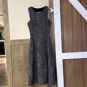 ZARA DRESS- XS Women’s Zara Basics Dress LIKE NEW Black And White Print